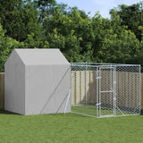 Koiran Ulkohäkki Katolla Hopea 12X12X2,5 M Galvanoitu Teräs