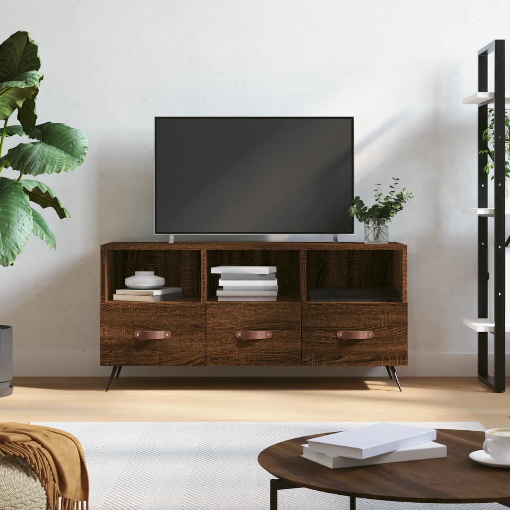 Tv-Taso 102X36X50 Cm Tekninen Puu