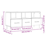Tv-Taso 102X36X50 Cm Tekninen Puu