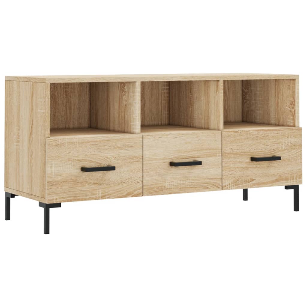 Tv-Taso Sonoma-Tammi 102X36X50 Cm Tekninen Puu