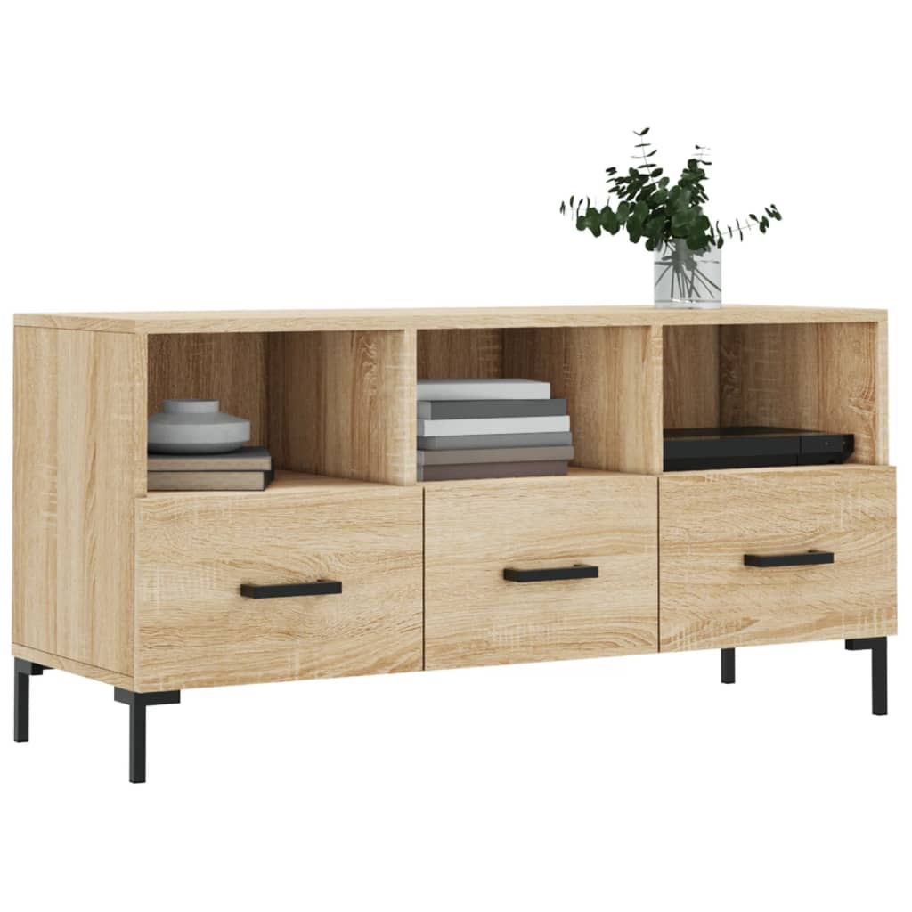 Tv-Taso Sonoma-Tammi 102X36X50 Cm Tekninen Puu