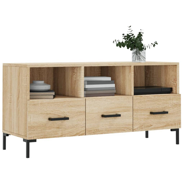 Tv-Taso Sonoma-Tammi 102X36X50 Cm Tekninen Puu