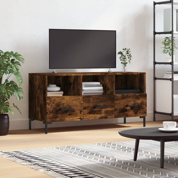 Tv-Taso Sonoma-Tammi 102X36X50 Cm Tekninen Puu