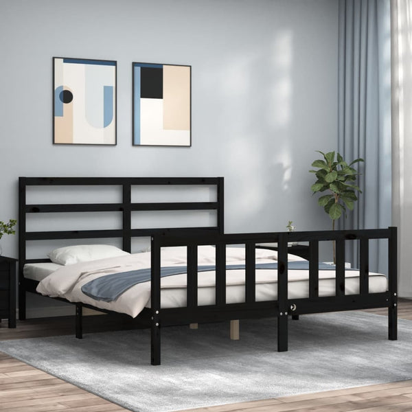 Sängynrunko Päädyllä Small Single Täysi Puu