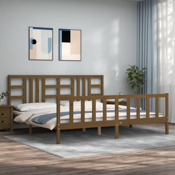 Sängynrunko Päädyllä Small Single Täysi Puu