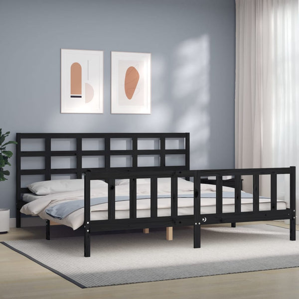 Sängynrunko Päädyllä Small Single Täysi Puu