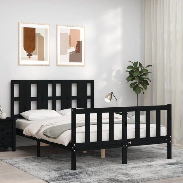 Sängynrunko Päädyllä Small Single Täysi Puu