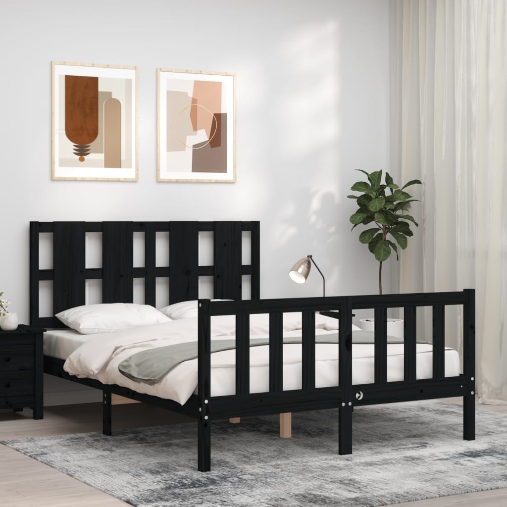 Sängynrunko Päädyllä Small Single Täysi Puu