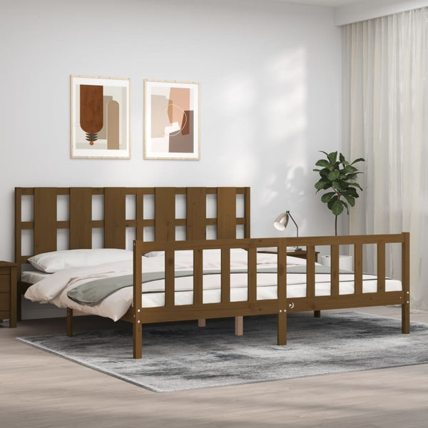 Sängynrunko Päädyllä Small Single Täysi Puu