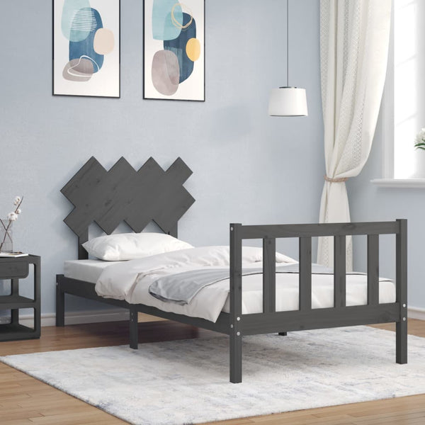 Sängynrunko Päädyllä Super King Size Täysi Puu