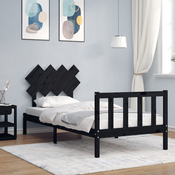 Sängynrunko Päädyllä Super King Size Täysi Puu