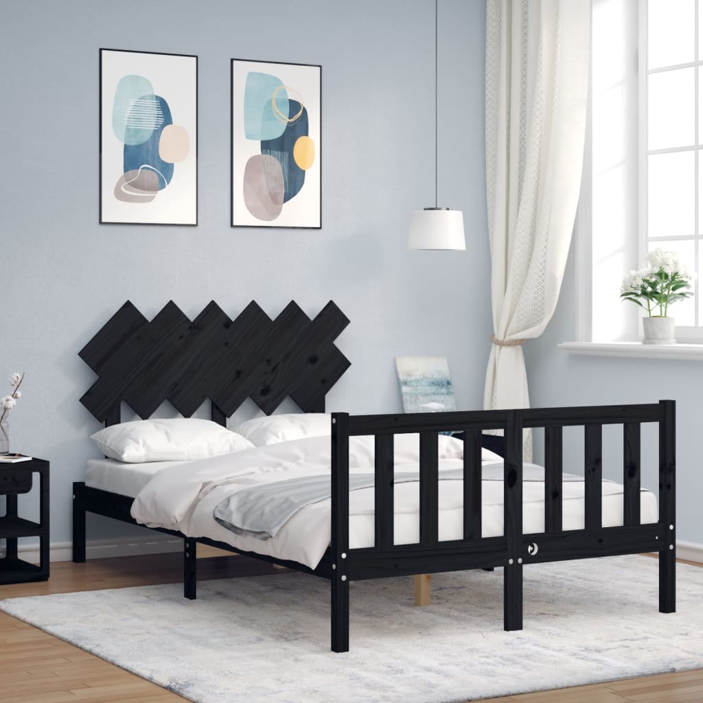 Sängynrunko Päädyllä Super King Size Täysi Puu