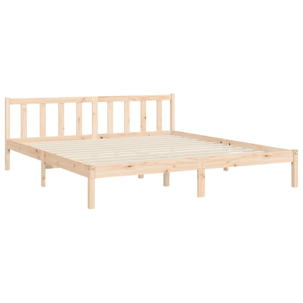 Sängynrunko Päädyllä Super King Size Täysi Puu