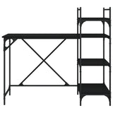 Tietokonepöytä Hyllyillä 120X47X109 Cm