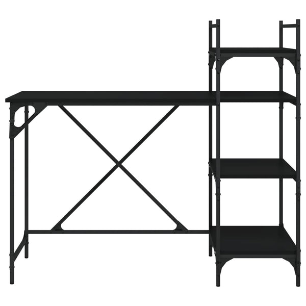 Tietokonepöytä Hyllyillä 120X47X109 Cm