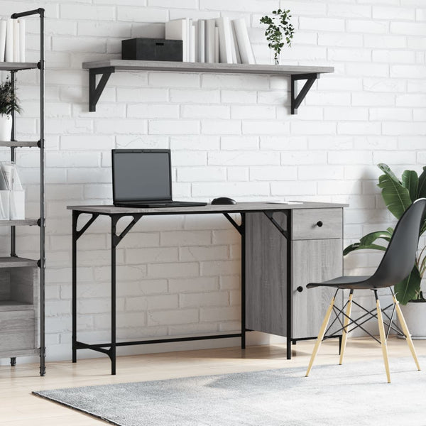 Työpöytä 131X48X75 Cm Tekninen Puu