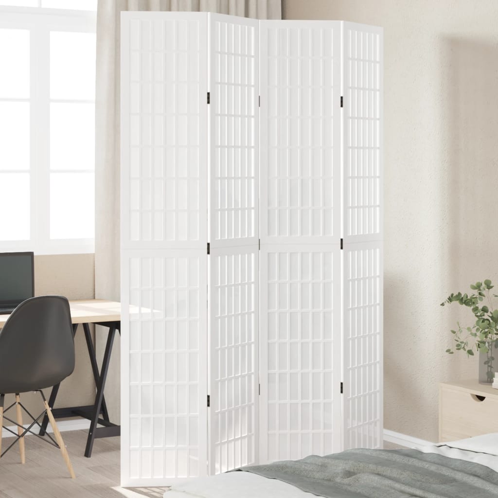3-Paneelinen Tilanjakaja Valkoinen Täysi Keisaripuu