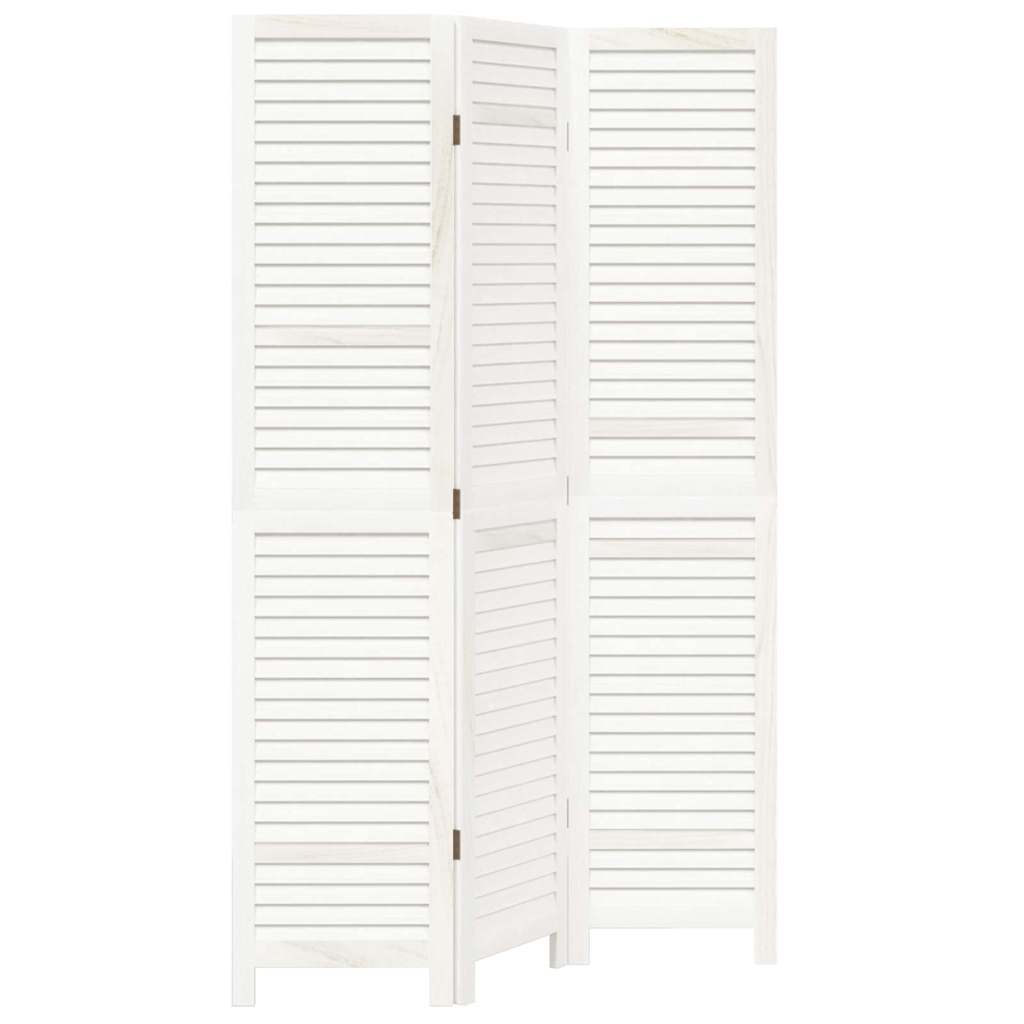 3-Paneelinen Tilanjakaja Valkoinen Täysi Keisaripuu