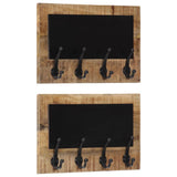 Seinänaulakot Neljällä Koukulla 2 Kpl Täysi Mangopuu