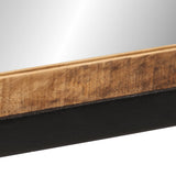 Kylpyhuoneen Peili 55X1X60 Cm Lasi Ja Täysi Mangopuu