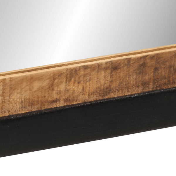 Kylpyhuoneen Peili 55X1X60 Cm Lasi Ja Täysi Mangopuu