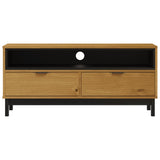 Tv-Taso Flam 110X40X50 Cm Täysi Mänty