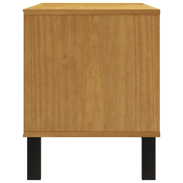 Tv-Taso Flam 110X40X50 Cm Täysi Mänty