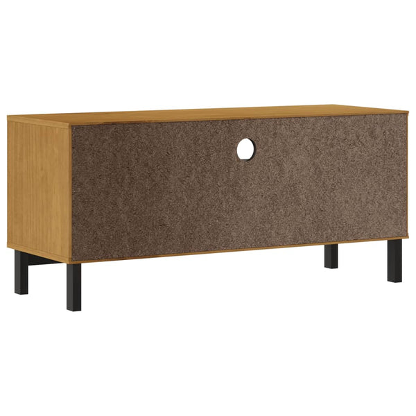 Tv-Taso Flam 110X40X50 Cm Täysi Mänty