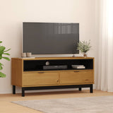 Tv-Taso Flam 110X40X50 Cm Täysi Mänty
