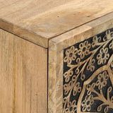 Tv-Taso 105X33X46 Cm Täysi Mangopuu