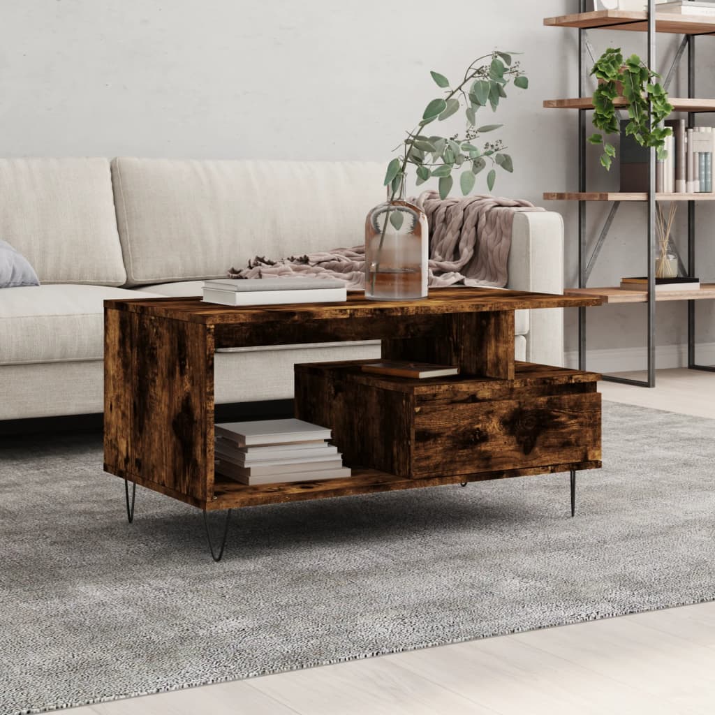 Sohvapöytä 90X49X45 Cm Tekninen Puu