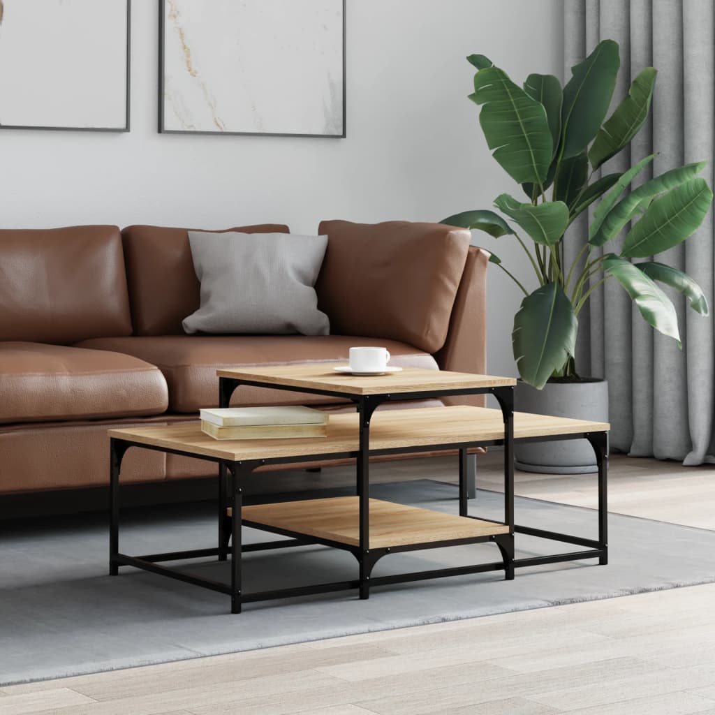 Sohvapöytä Sonoma-Tammi 102X60X45 Cm Tekninen Puu