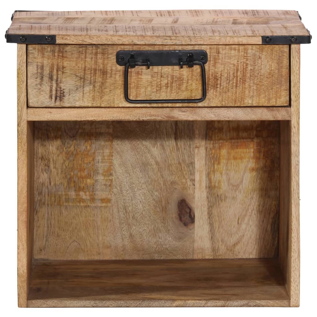 Yöpöytä 40X30X37 Cm Täysi Mangopuu