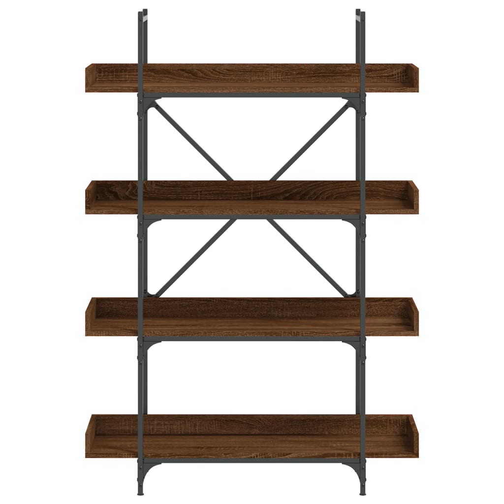Kirjahylly 4 Tasoa 100X33X145,5 Cm Tekninen Puu