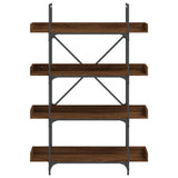 Kirjahylly 4 Tasoa 100X33X145,5 Cm Tekninen Puu