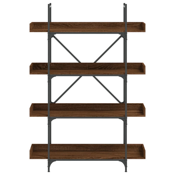 Kirjahylly 4 Tasoa 100X33X145,5 Cm Tekninen Puu