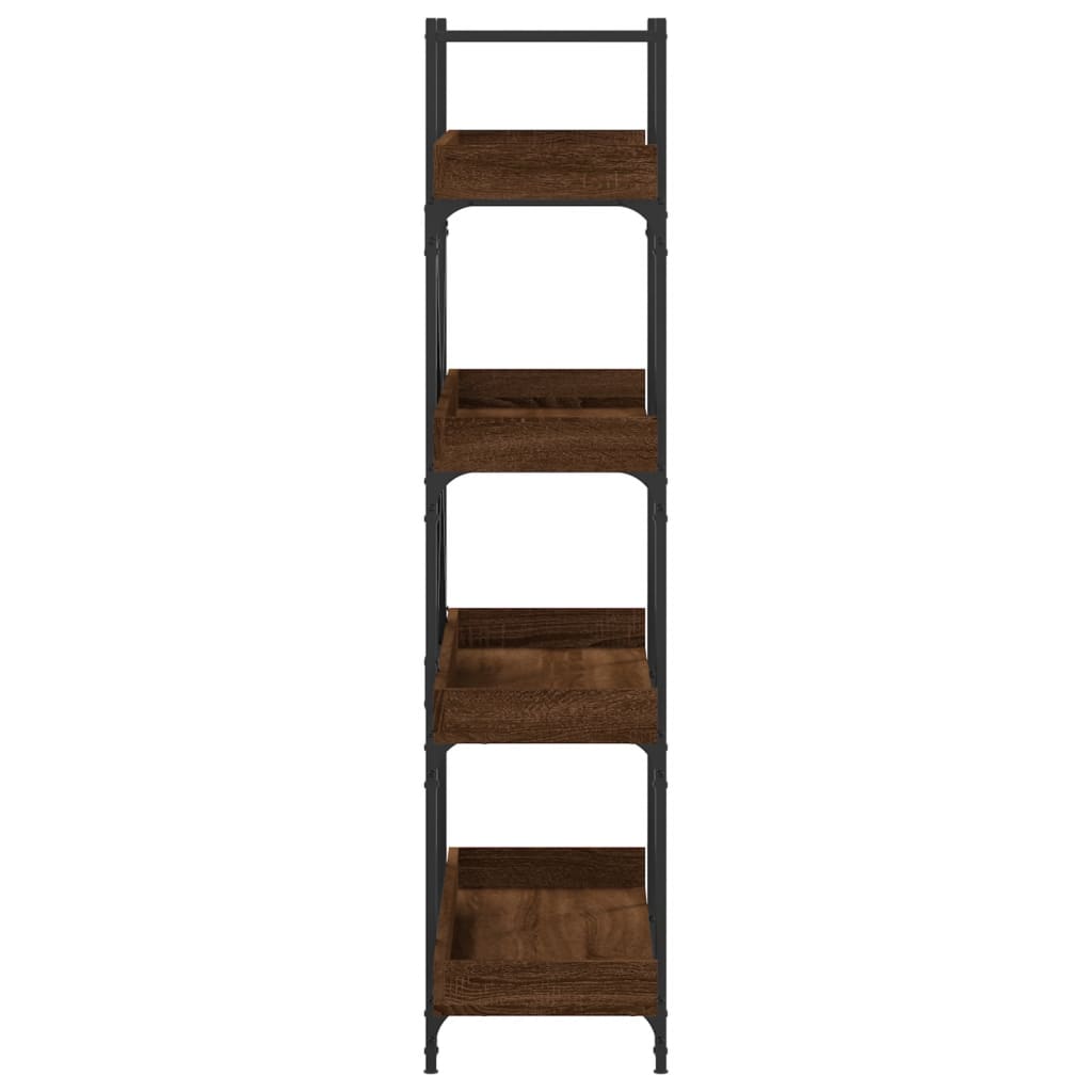 Kirjahylly 4 Tasoa 100X33X145,5 Cm Tekninen Puu