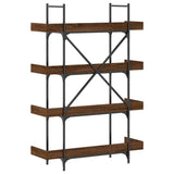 Kirjahylly 4 Tasoa 100X33X145,5 Cm Tekninen Puu