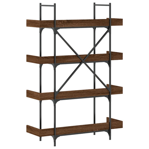 Kirjahylly 4 Tasoa 100X33X145,5 Cm Tekninen Puu