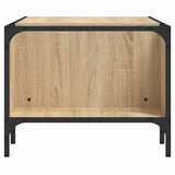 Sohvapöytä Telineellä Sonoma-Tammi 100X51X40 Cm Tekninen Puu
