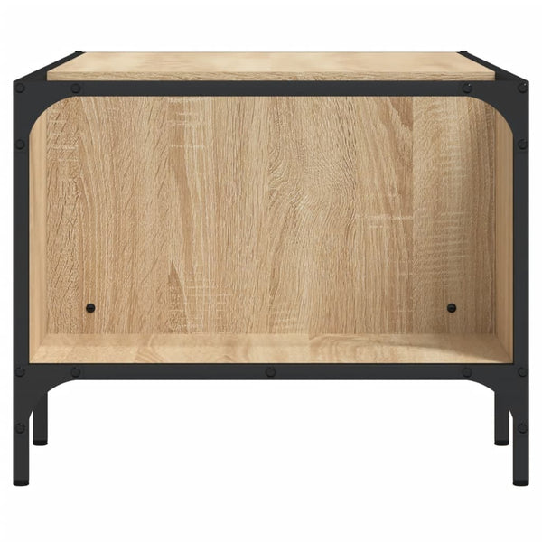 Sohvapöytä Telineellä Sonoma-Tammi 100X51X40 Cm Tekninen Puu