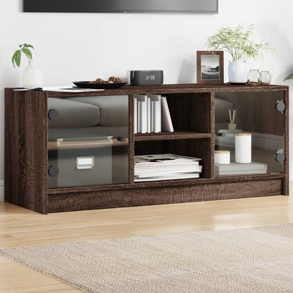 Tv-Taso Lasiovilla 102X37X42 Cm