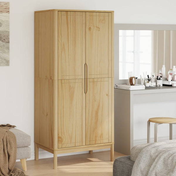 Vaatekaappi Floro 77X53X171 Cm Täysi Mänty