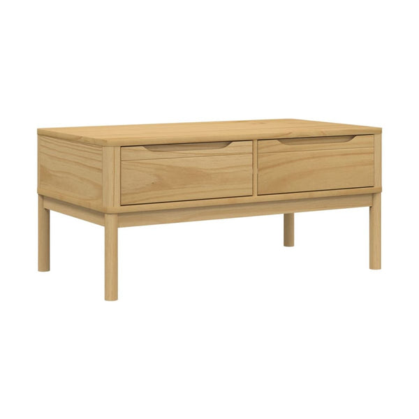 Sohvapöytä Floro 99X55,5X45 Cm Täysi Mänty