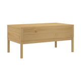 Sohvapöytä Floro 99X55,5X45 Cm Täysi Mänty