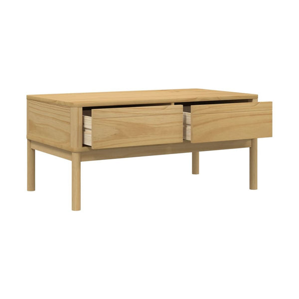 Sohvapöytä Floro 99X55,5X45 Cm Täysi Mänty