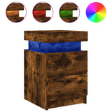 Yöpöytä Led-Valoilla 35X39X55 Cm