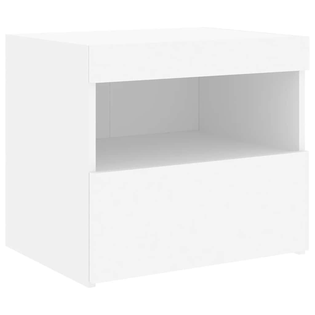 Yöpöytä Led-Valoilla 50X40X45 Cm