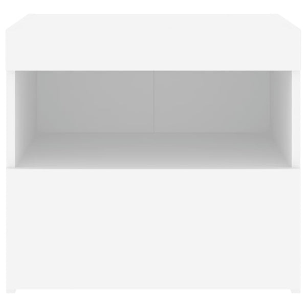 Yöpöytä Led-Valoilla 50X40X45 Cm