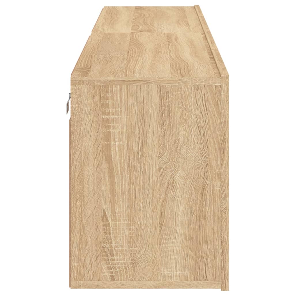 Tv-Kaapit Seinäkiinnitettävä 2 Kpl Sonoma-Tammi 80X30X41 Cm
